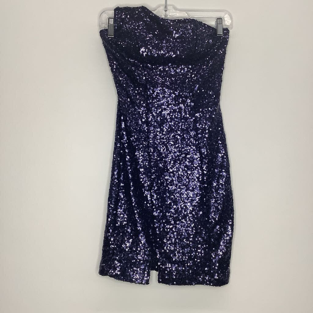 Honey and Rosie Homecoming Dress S Navy/Seguence