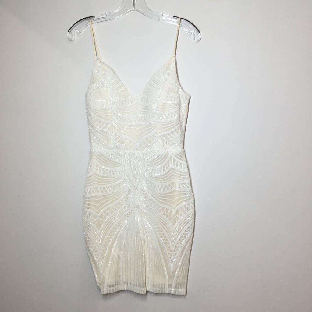 Windsor Homecoming Dress M White/Sparkle