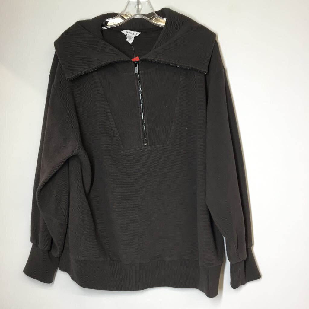 Athleta Athletic Tops L Brown