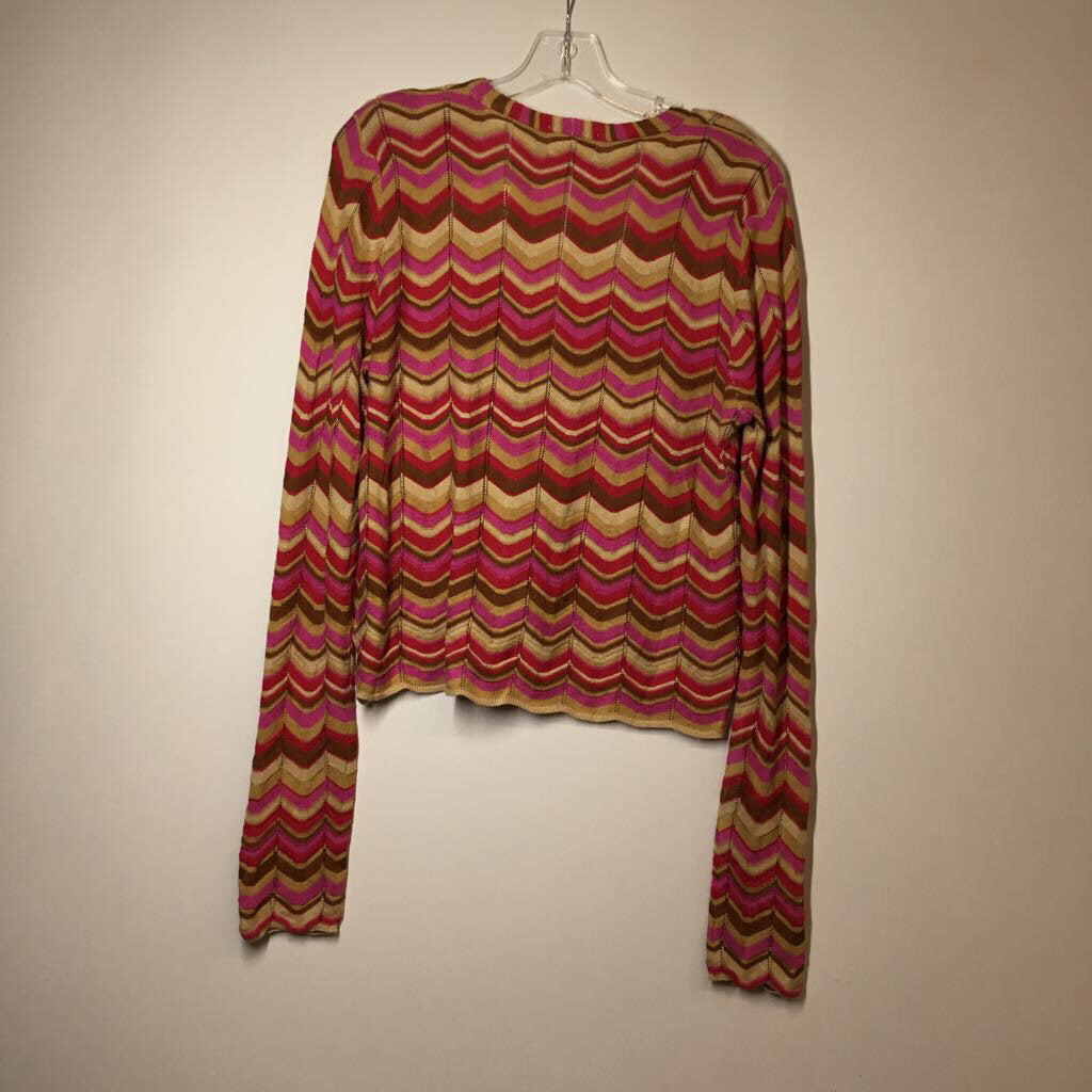 MUMU Cardigan L Red/Brown
