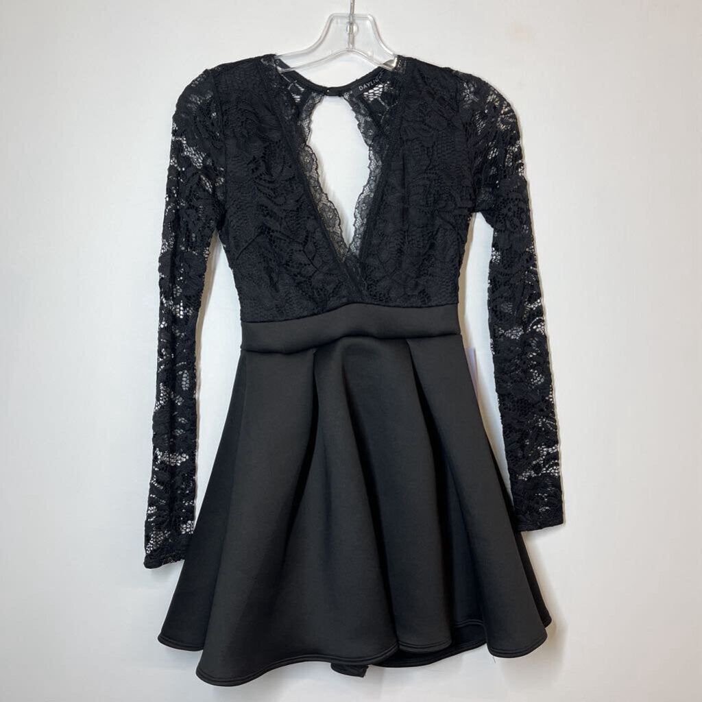 Daylight Homecoming Dress S Black/Lace