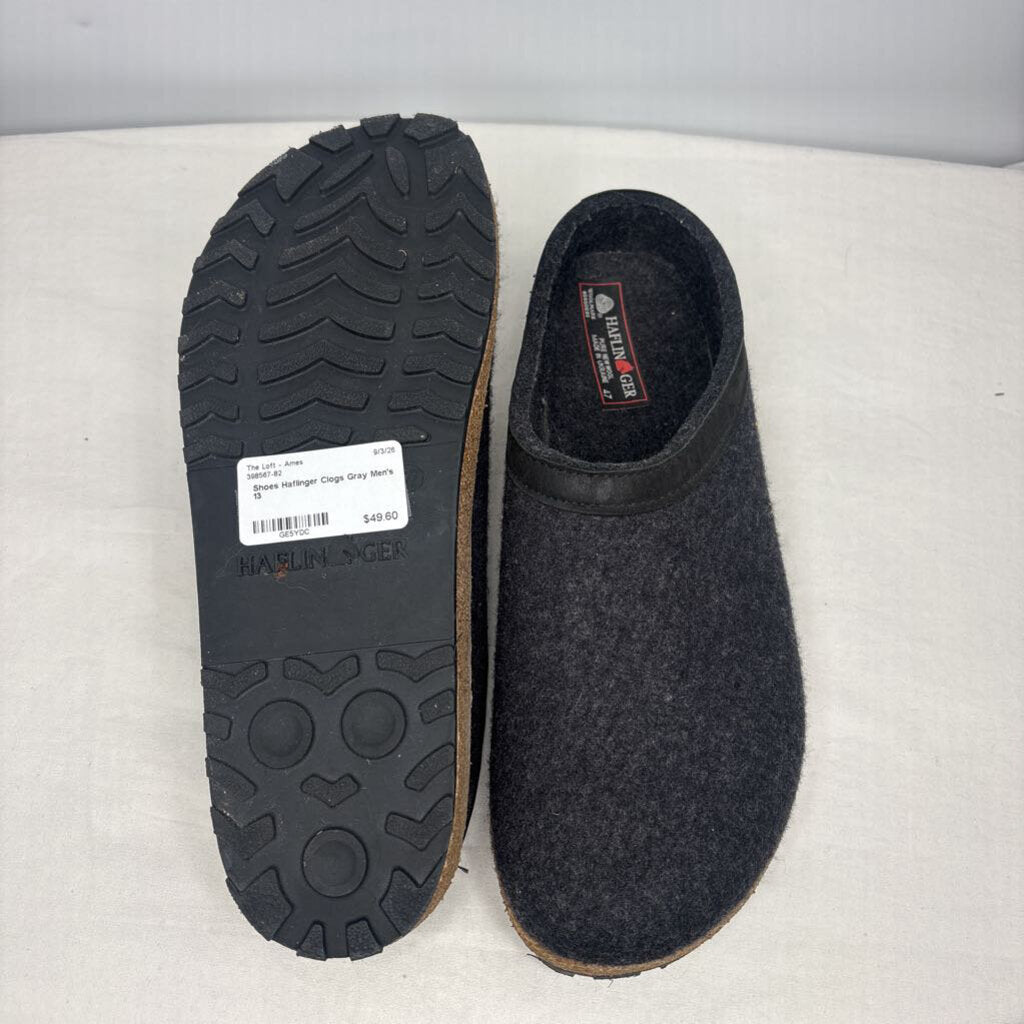 Haflinger Shoes Men's 13 Gray
