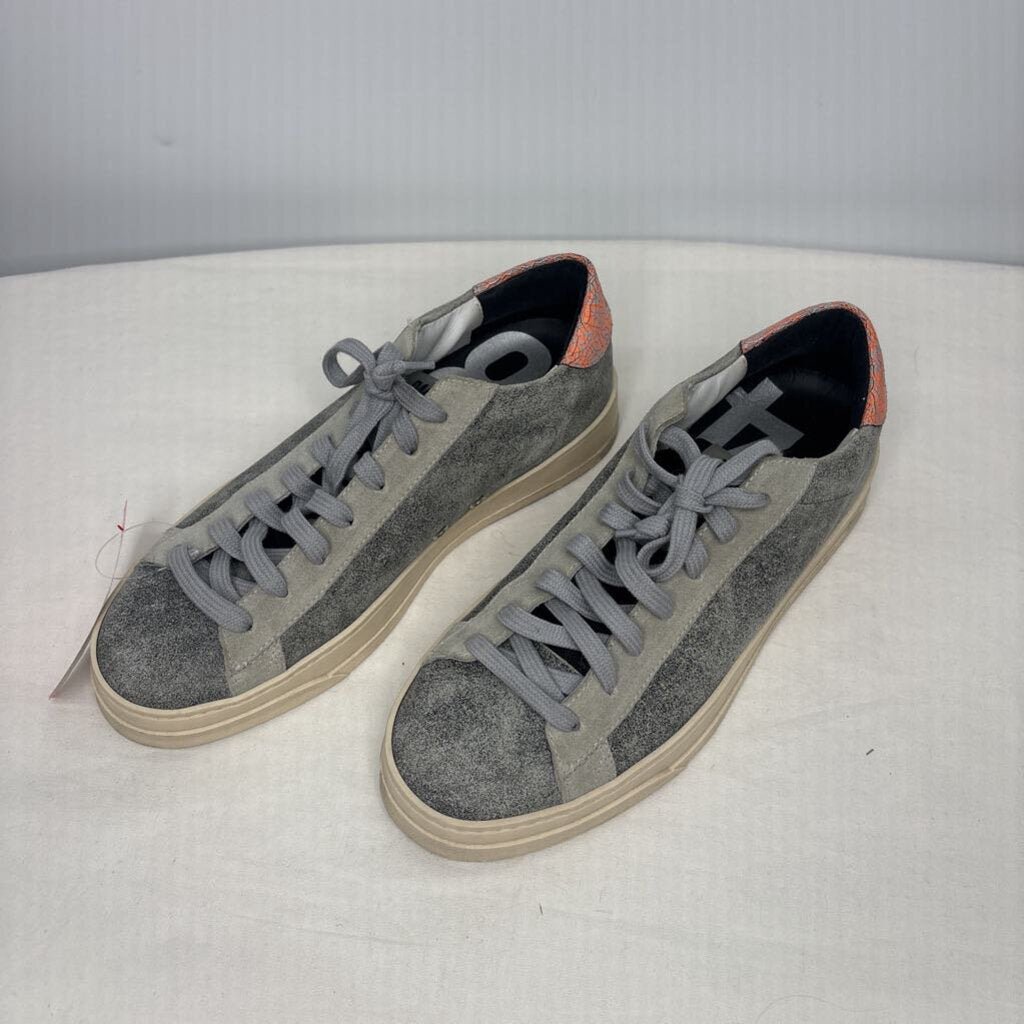 P448 Shoes 8 Gray/Orange