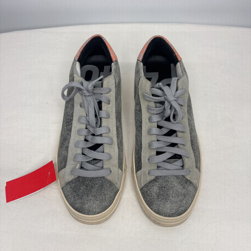 P448 Shoes 8 Gray/Orange