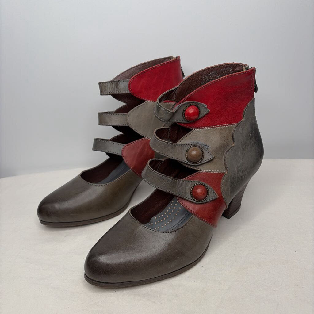 L'artiste Shoes 10 Gray/Red