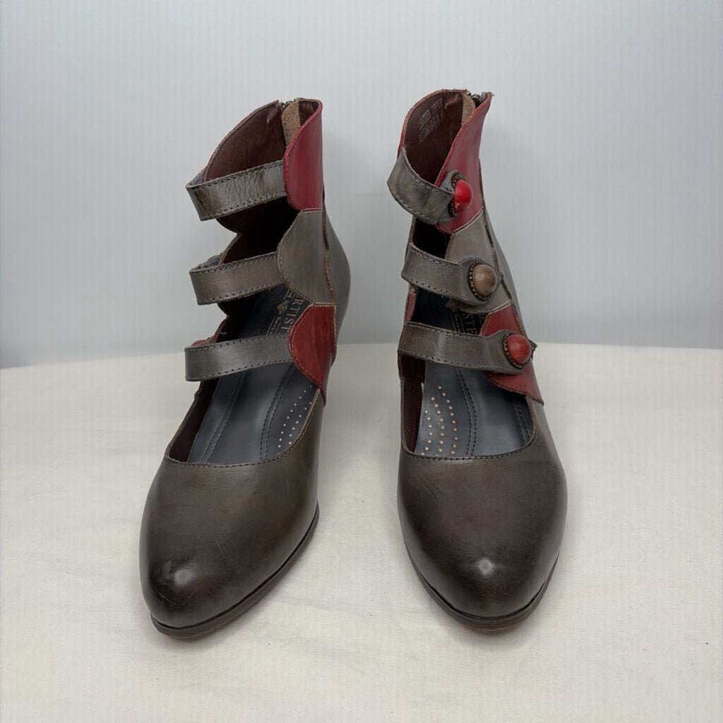 L'artiste Shoes 10 Gray/Red