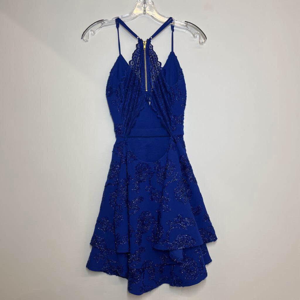 Honey and Rosie Dress XS Blue