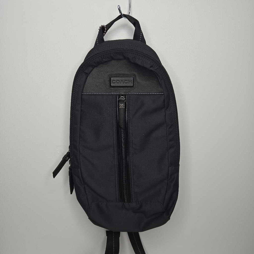 Coach Purses Men's Slingback Gray/Black