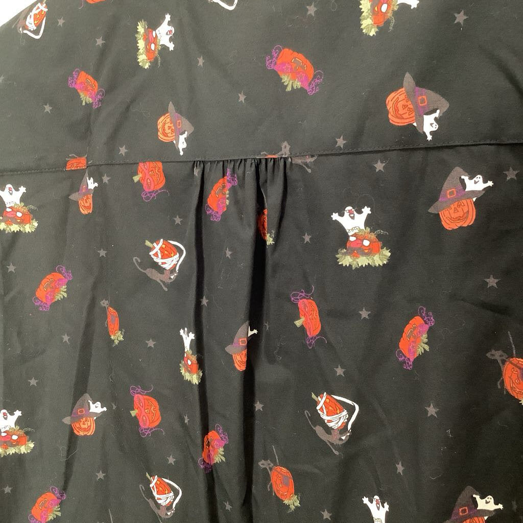 Karen Scott Button Down L Black