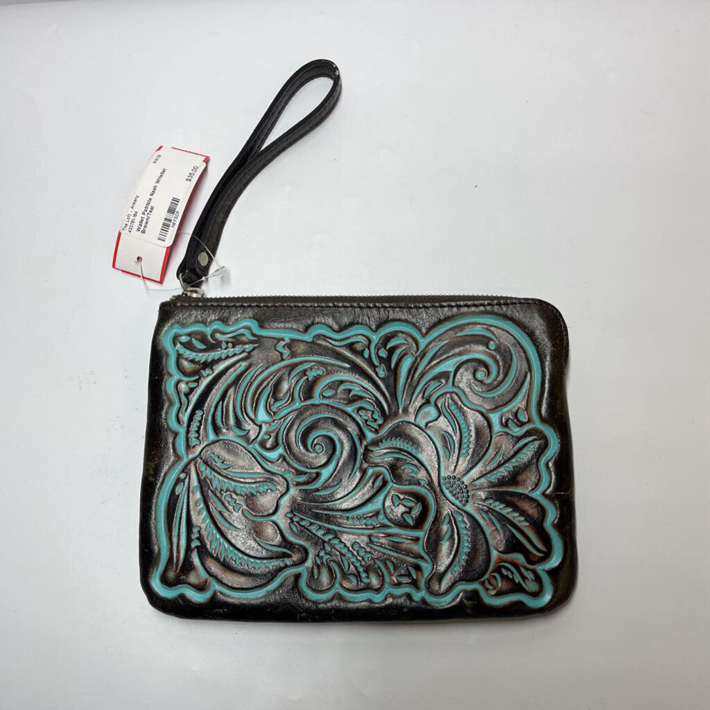 Patricia Nash Wallet Brown/Teal