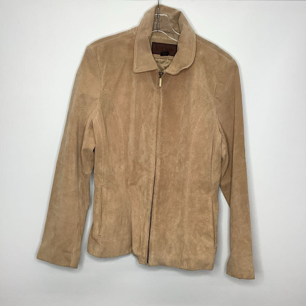 Outerwear L Light Brown Leather