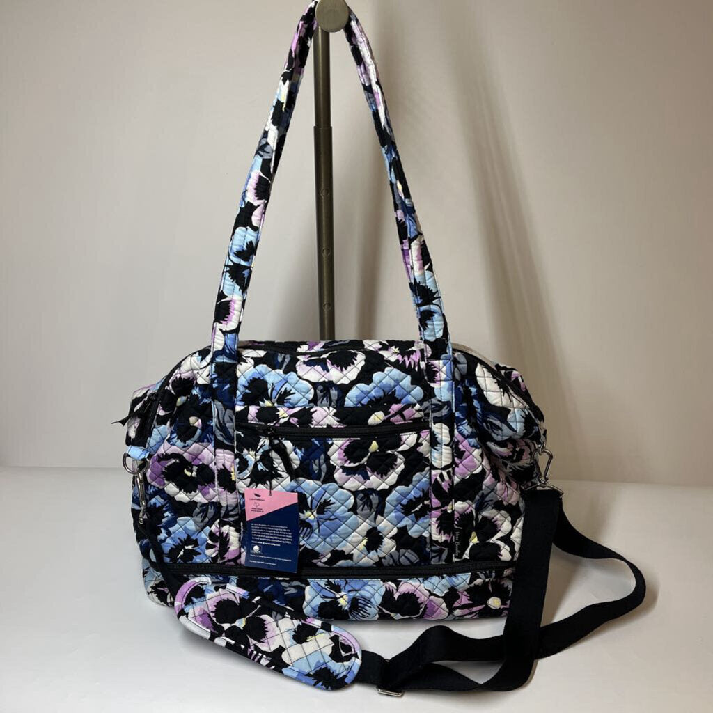 Vera Bradley Purses Black/Purple/Blue