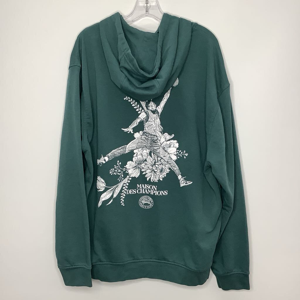 Air Jordan Clothing Sweatshirt Men's L Green