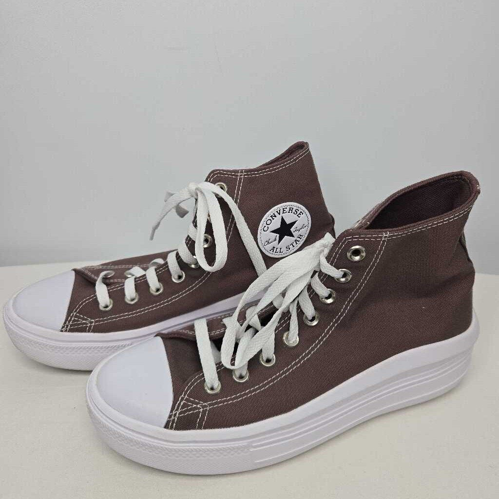 Converse Shoes 9.5 Brown/White