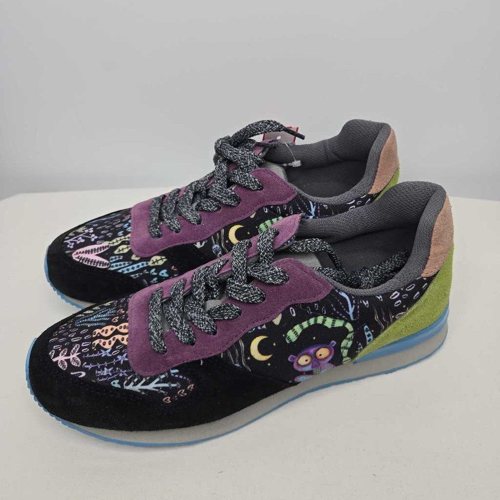 Inkkas Shoes 10 Black/Green/Purple