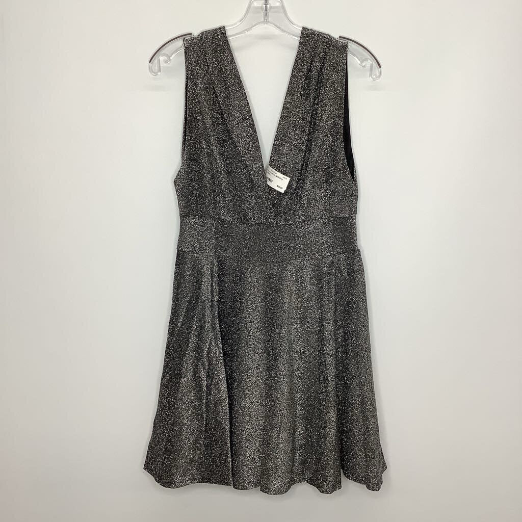 Nordstrom Dress L Grey Shimmer