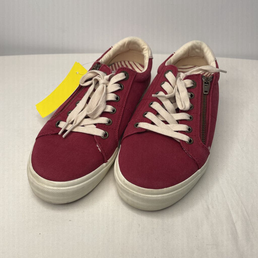 Taos Shoes 7.5 Wine Red/Cream