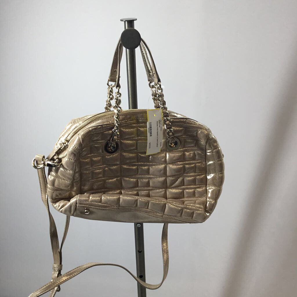 Kate Spade Purses Gold Quilted