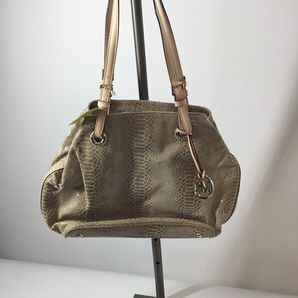 Michael Kors Purse Purses Beige Snake Print