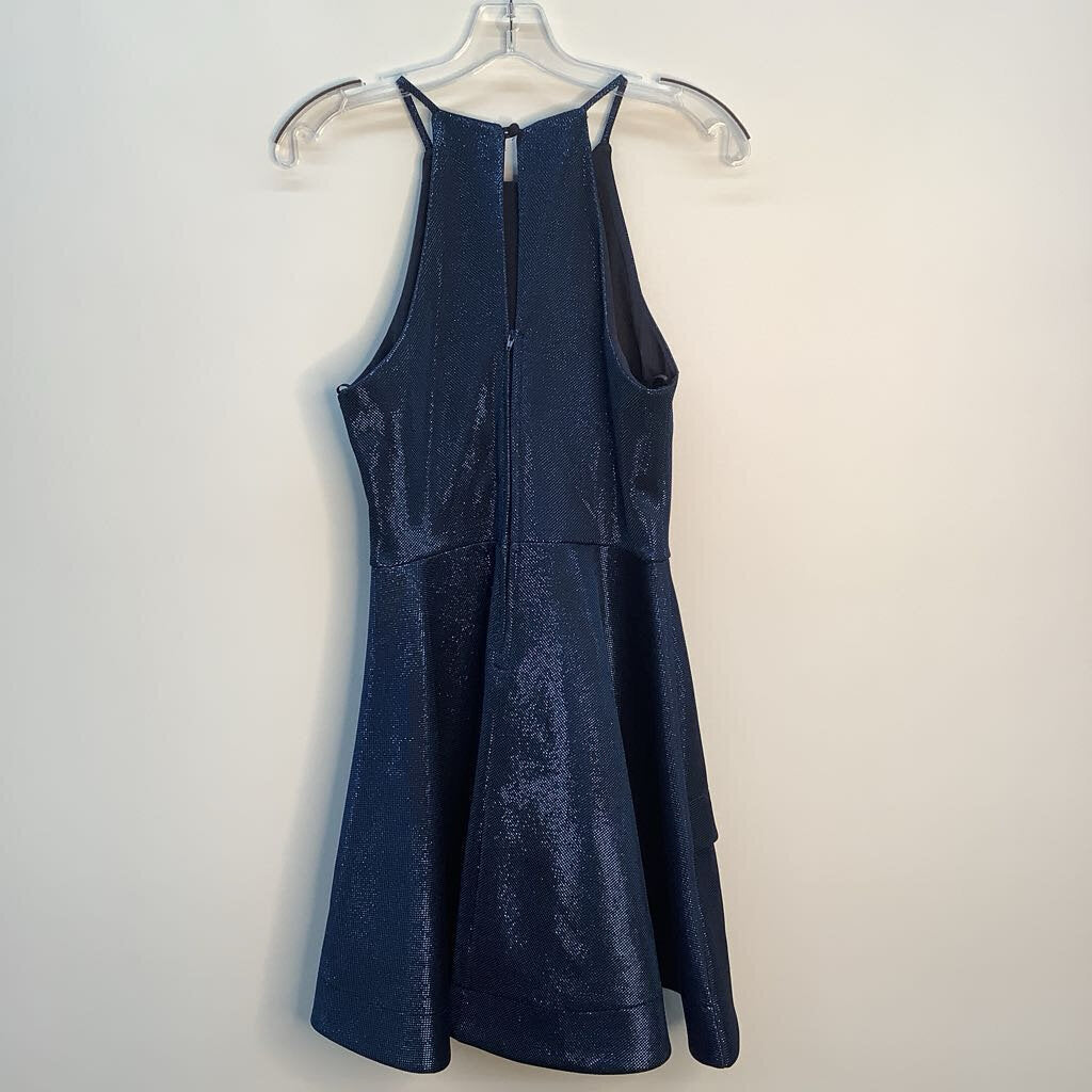 B. Darlin Homecoming Dress 9/10 Blue/Navy Shimmer