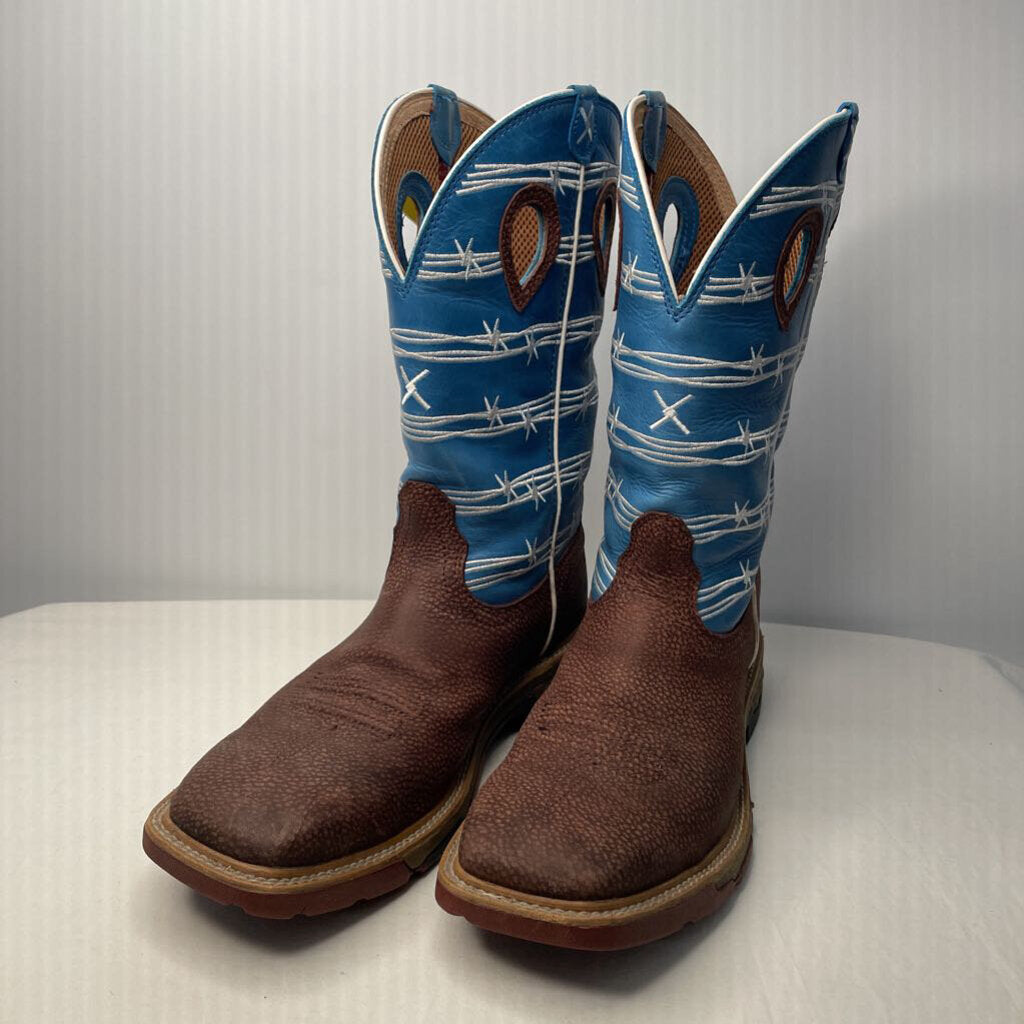 Twisted X Boots Men's 9.5 Blue/Brown