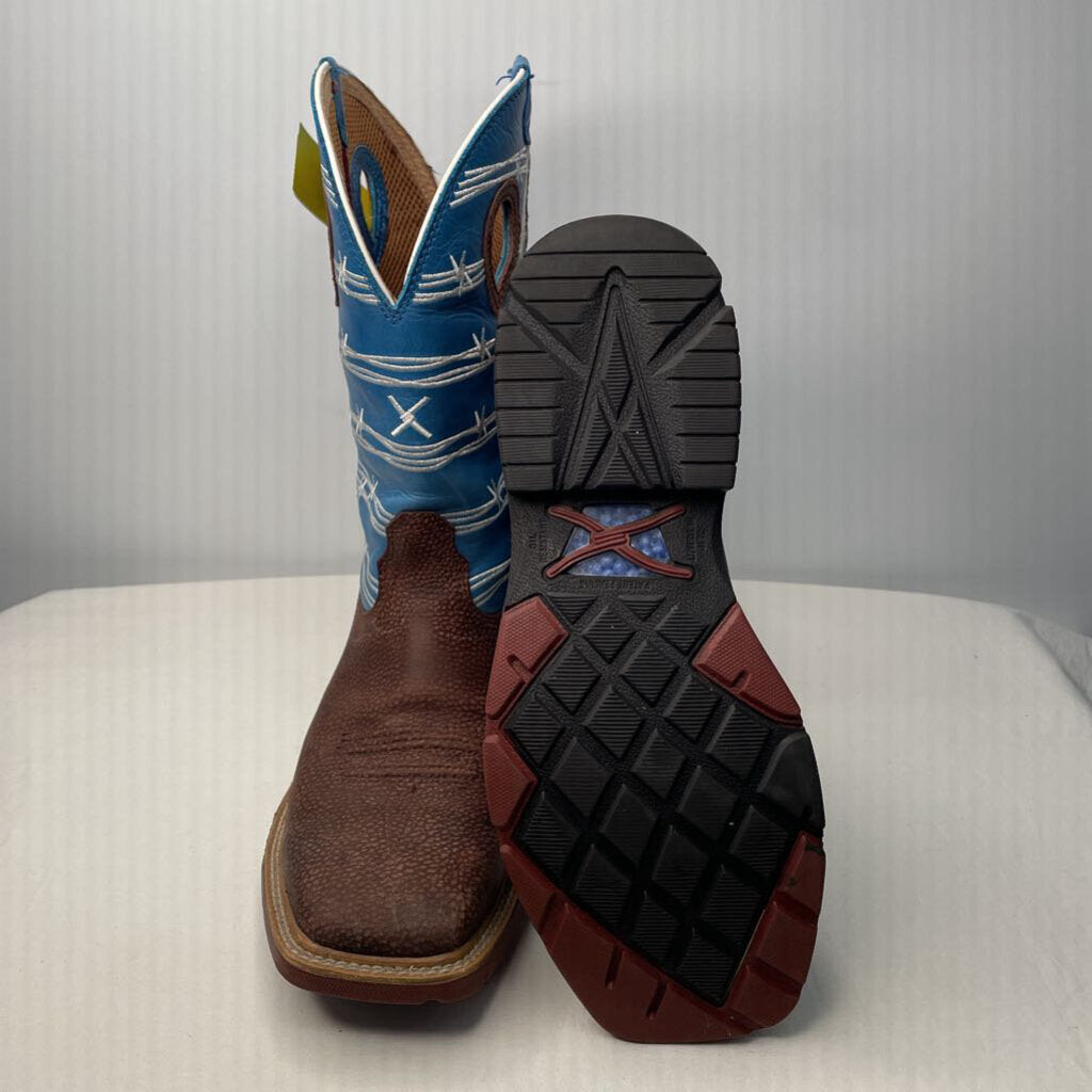Twisted X Boots Men's 9.5 Blue/Brown