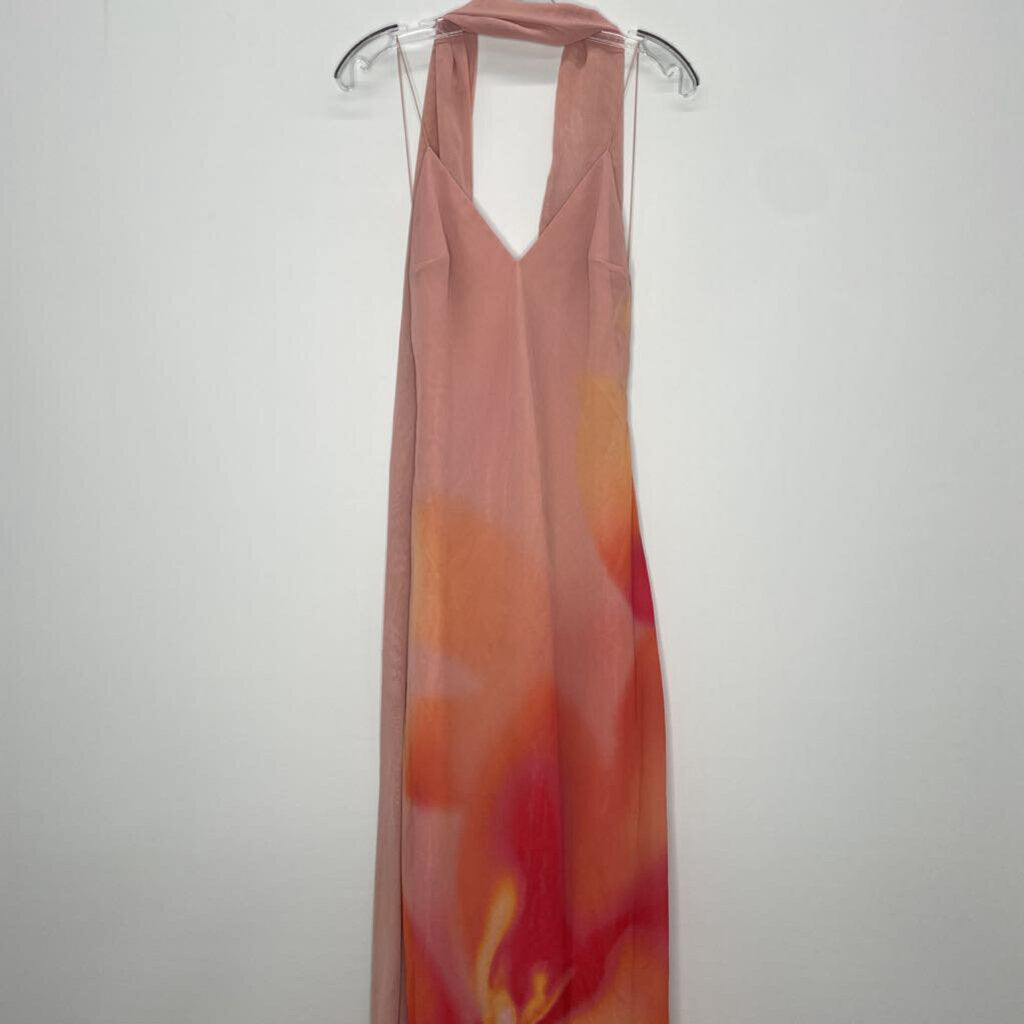 Zara Dress L Pink/Orange