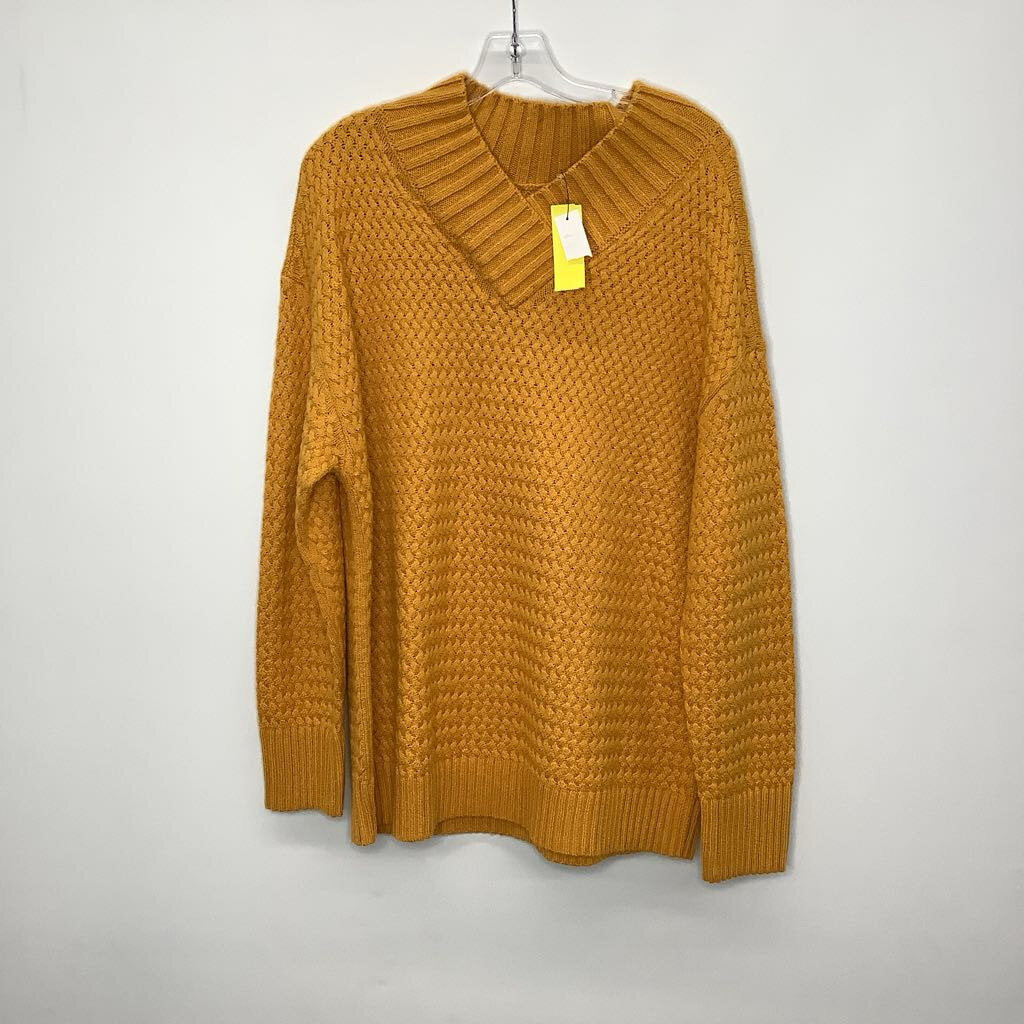 Talbots Sweater XL Mustard Yellow