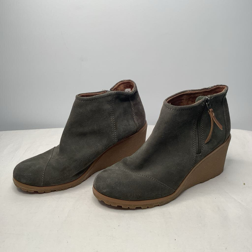 Toms Boots 9 Green