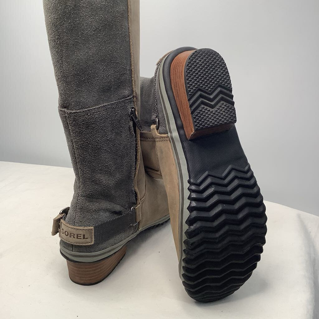 Sorel Boots 9.5 Brown/Gray