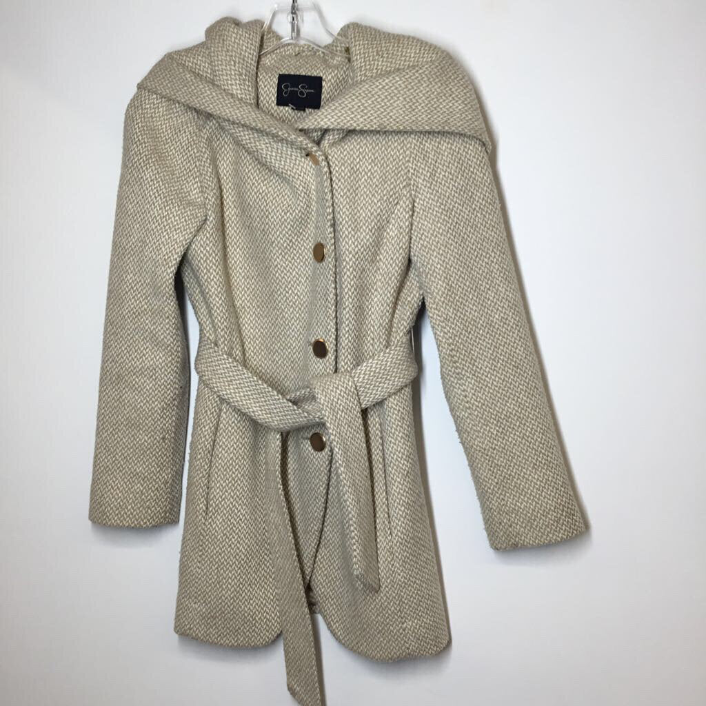 Jessica Simpson Outerwear XS Tan/White