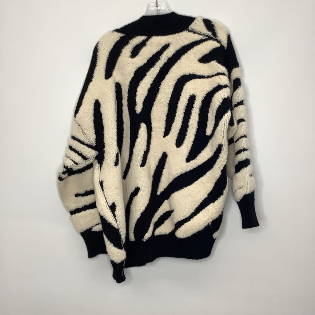 Anthropologie Cardigan OS Black/Cream