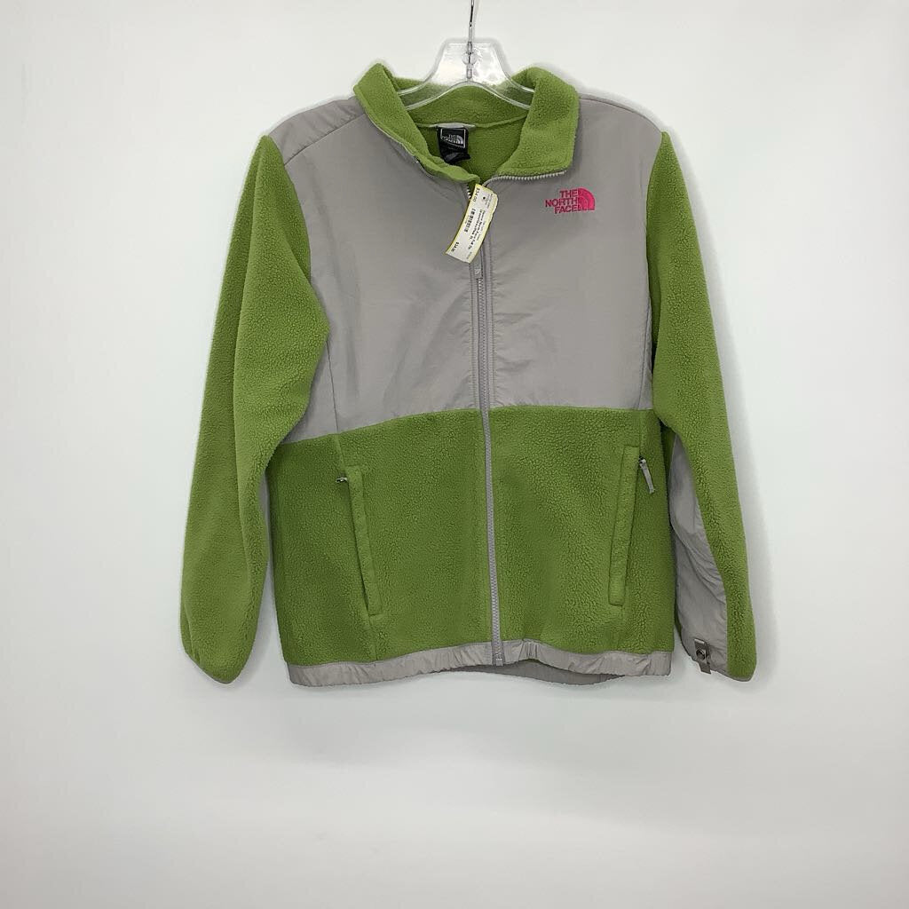 North Face Fleece XL Green/Grey/Pink
