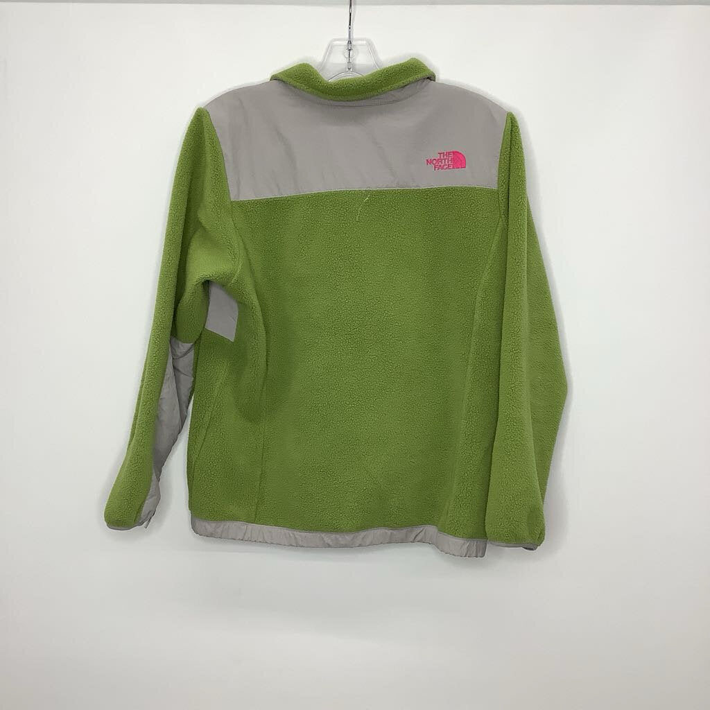 North Face Fleece XL Green/Grey/Pink