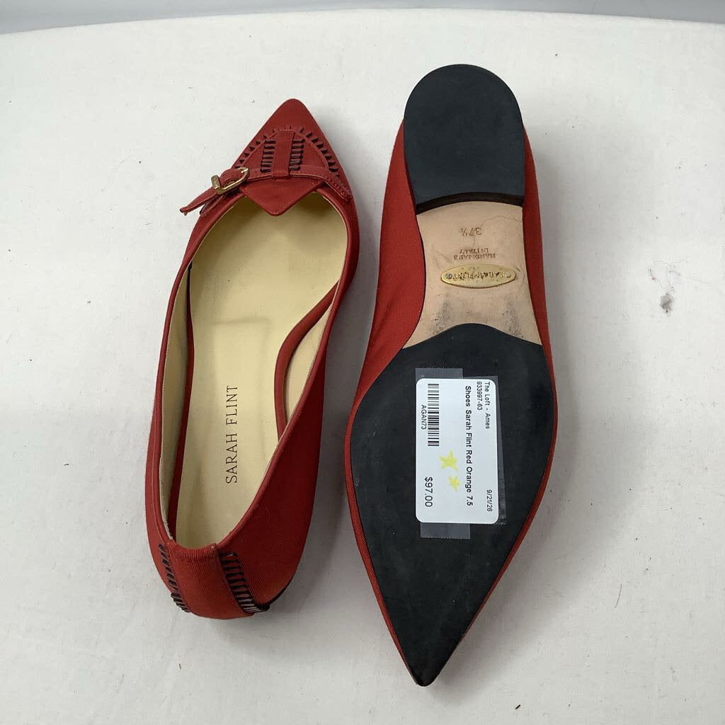 Shoes 7.5 Red Orange
