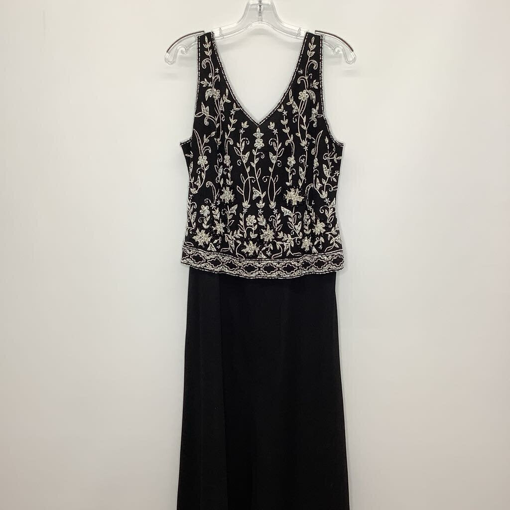 Jkara Formal Wear L Black/white/silver