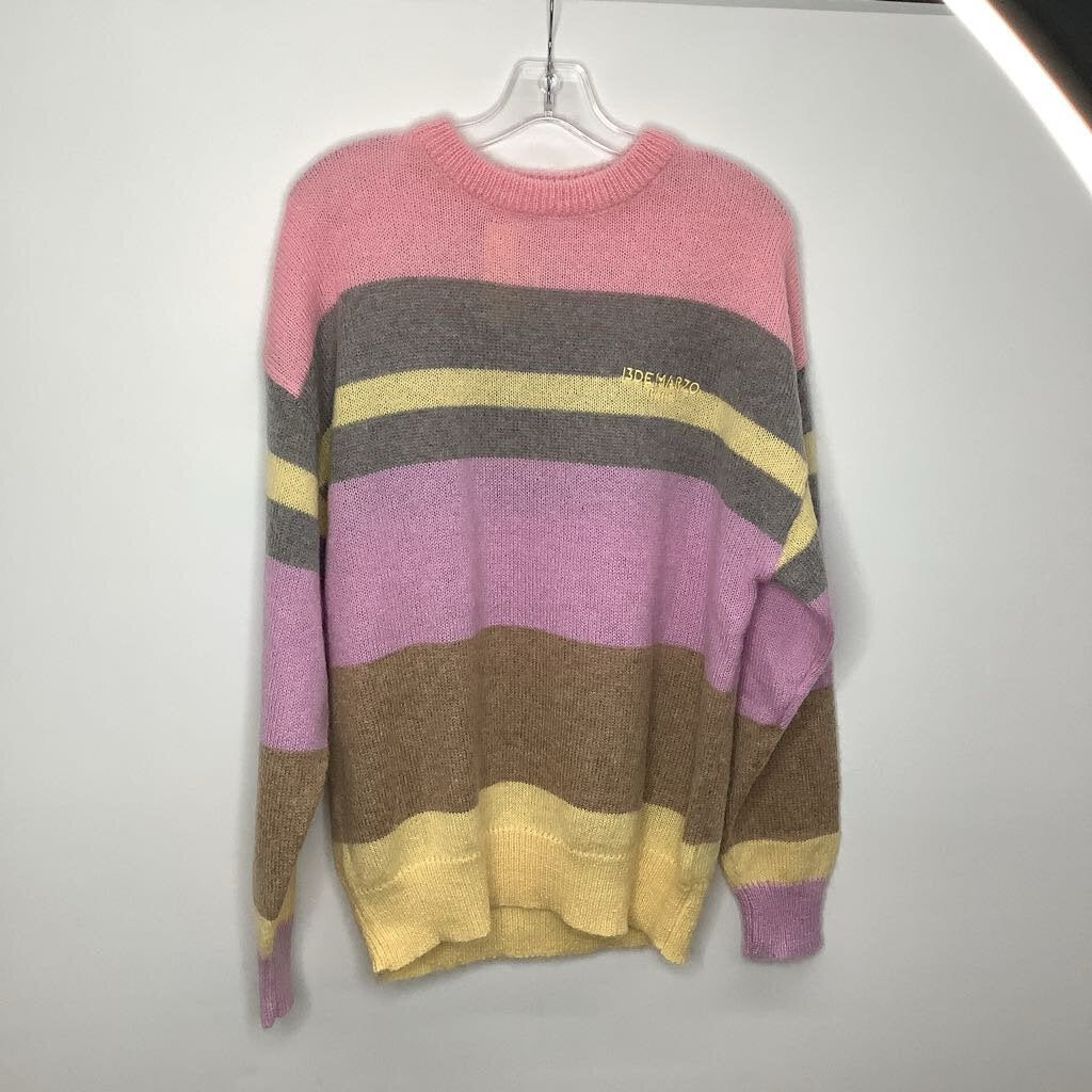 Sweater S Gray/Pink/Yellow/Purple