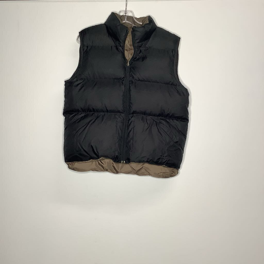 LL Bean Vest M Black/brown