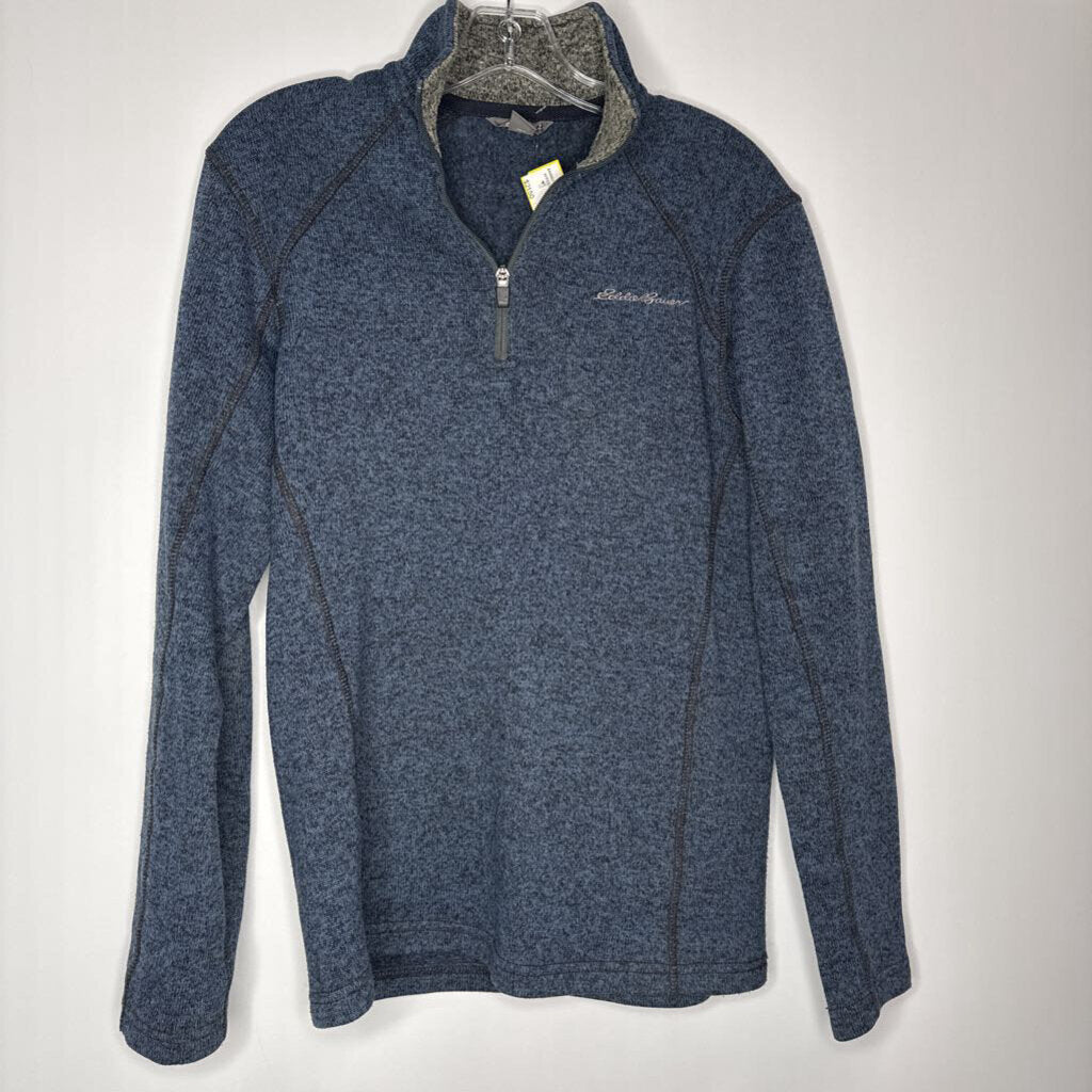 Eddie Bauer Fleece Men's S Navy/gray