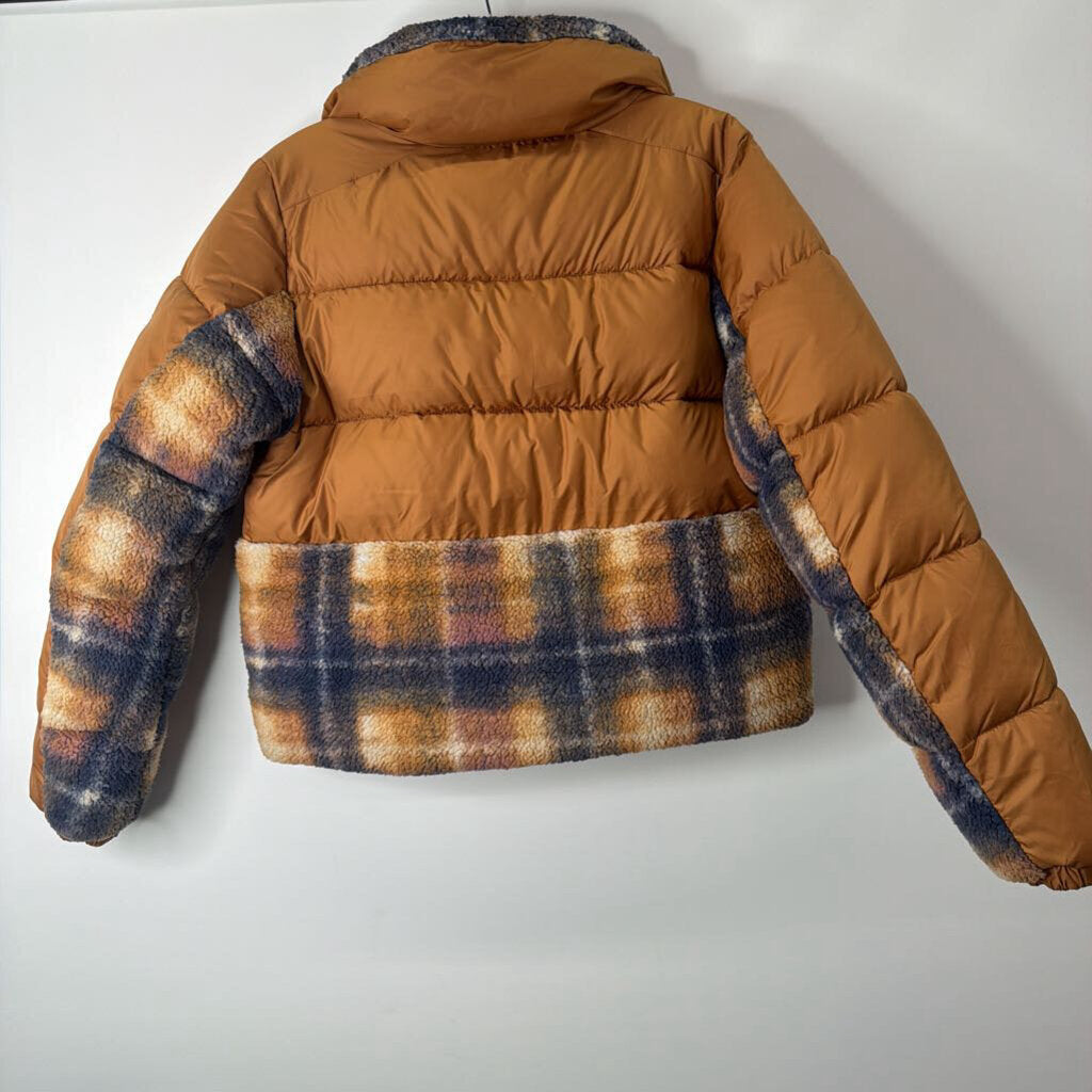 Columbia Outerwear M Mustard/Multi Plaid