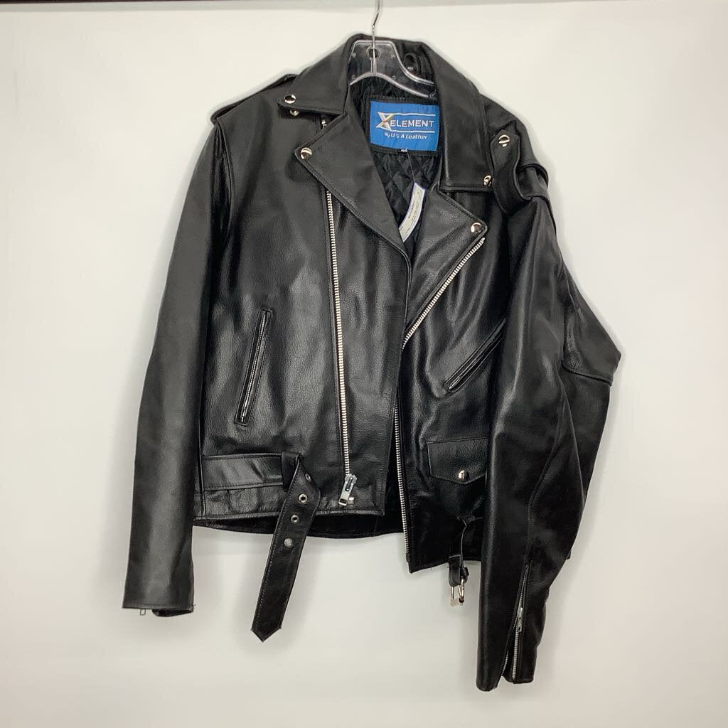 Element Outerwear Men's 46 Black leather