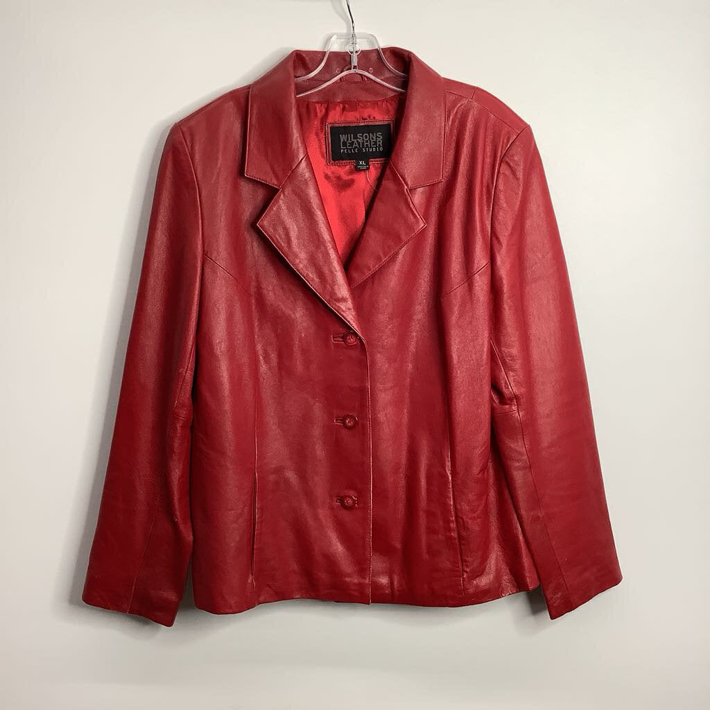 Wilson's Leather Outerwear XL Red Leather