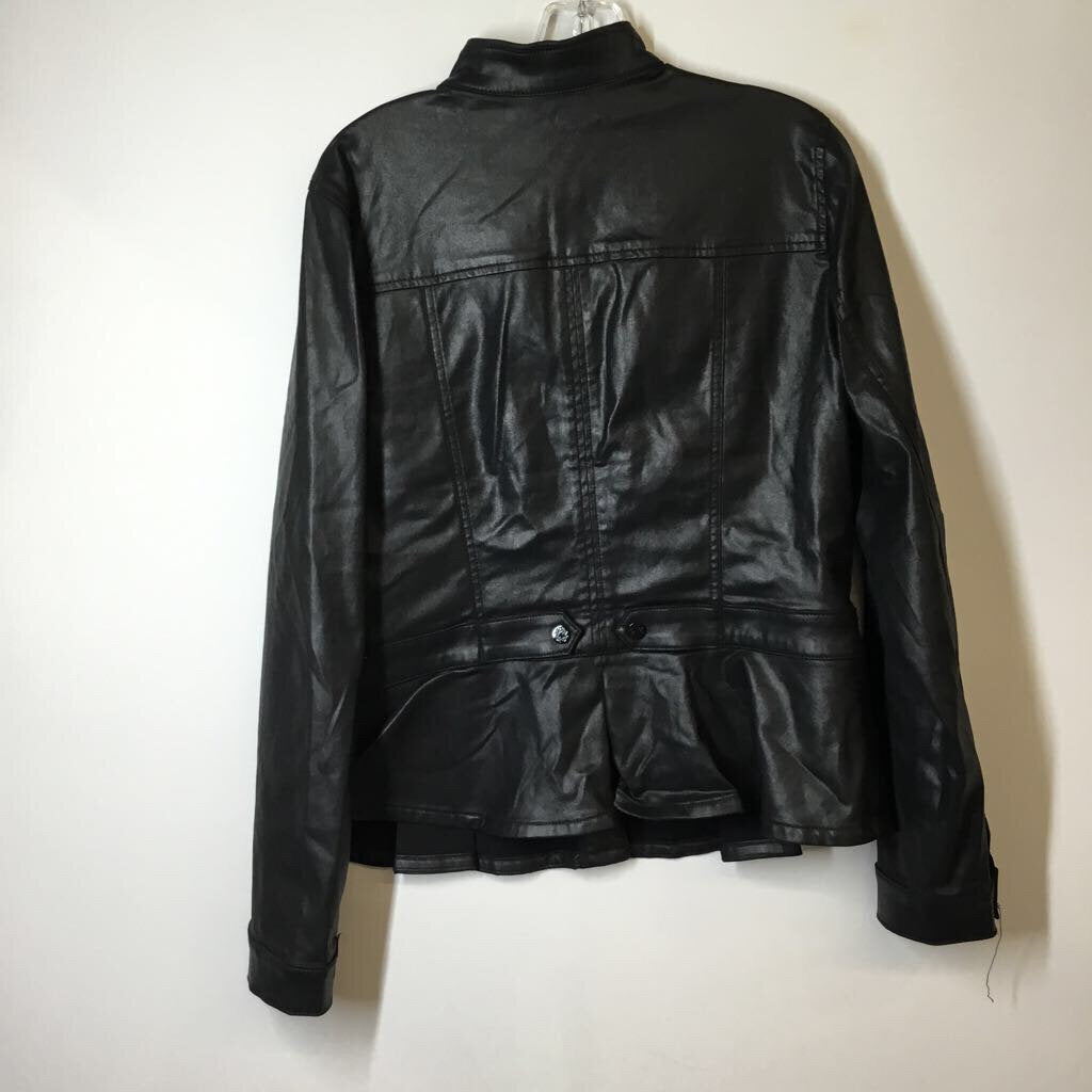 White House Black Market Outerwear L Black