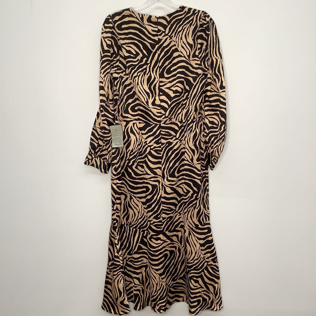 Dress S Tan Zebra
