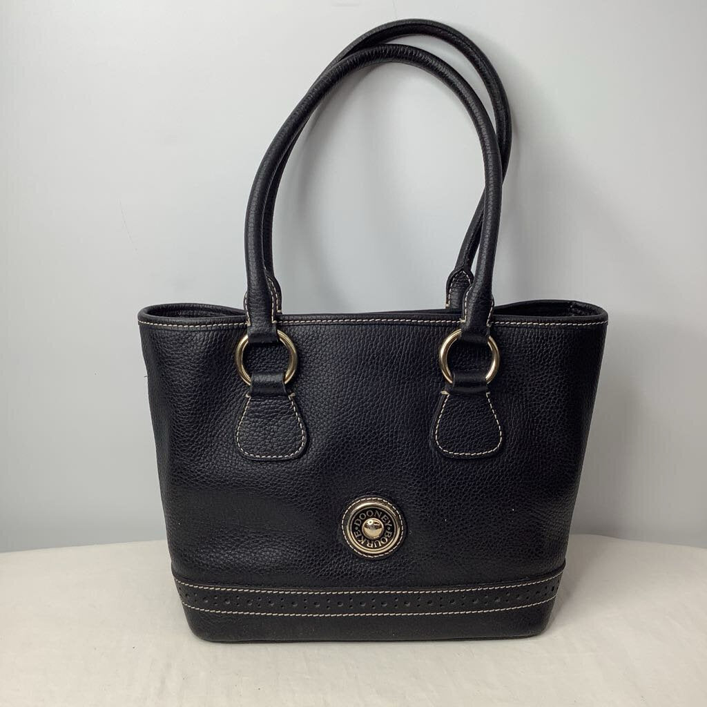 Dooney & Bourke Purses Medium Shoulder Bag Black/Gold