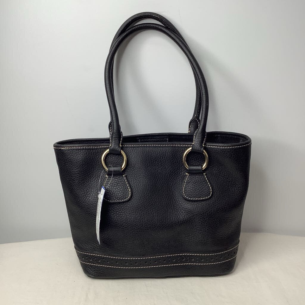 Dooney & Bourke Purses Medium Shoulder Bag Black/Gold