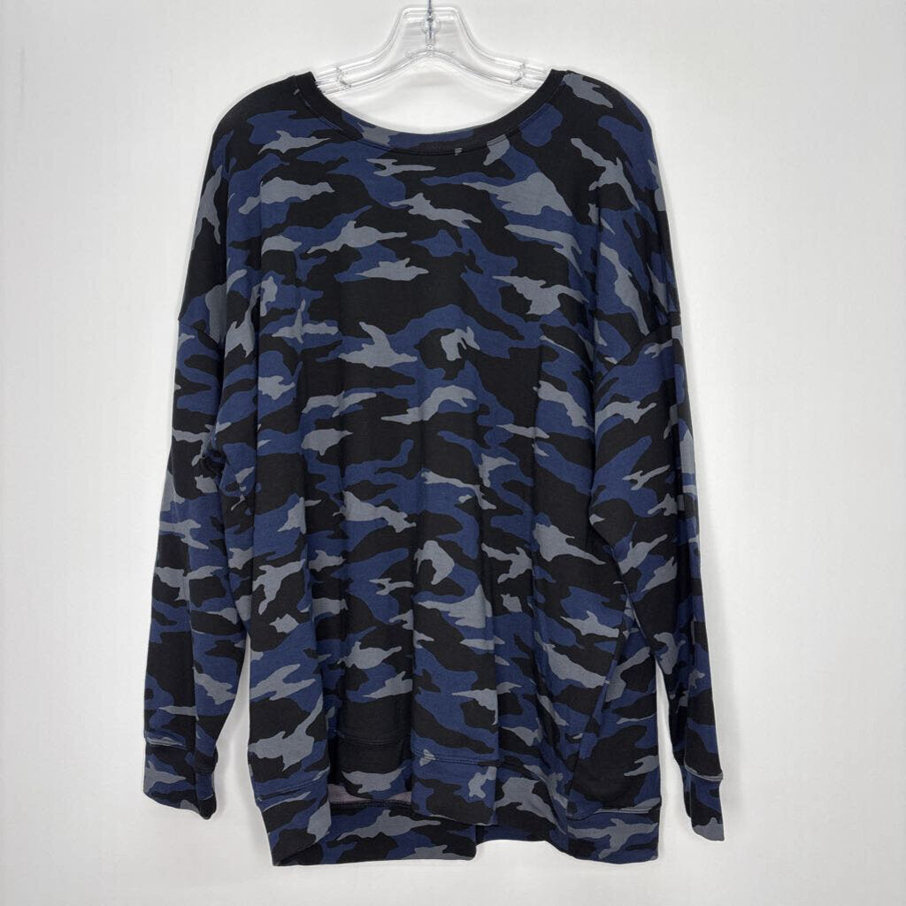 Athleta Athletic Tops XL Blue Camo