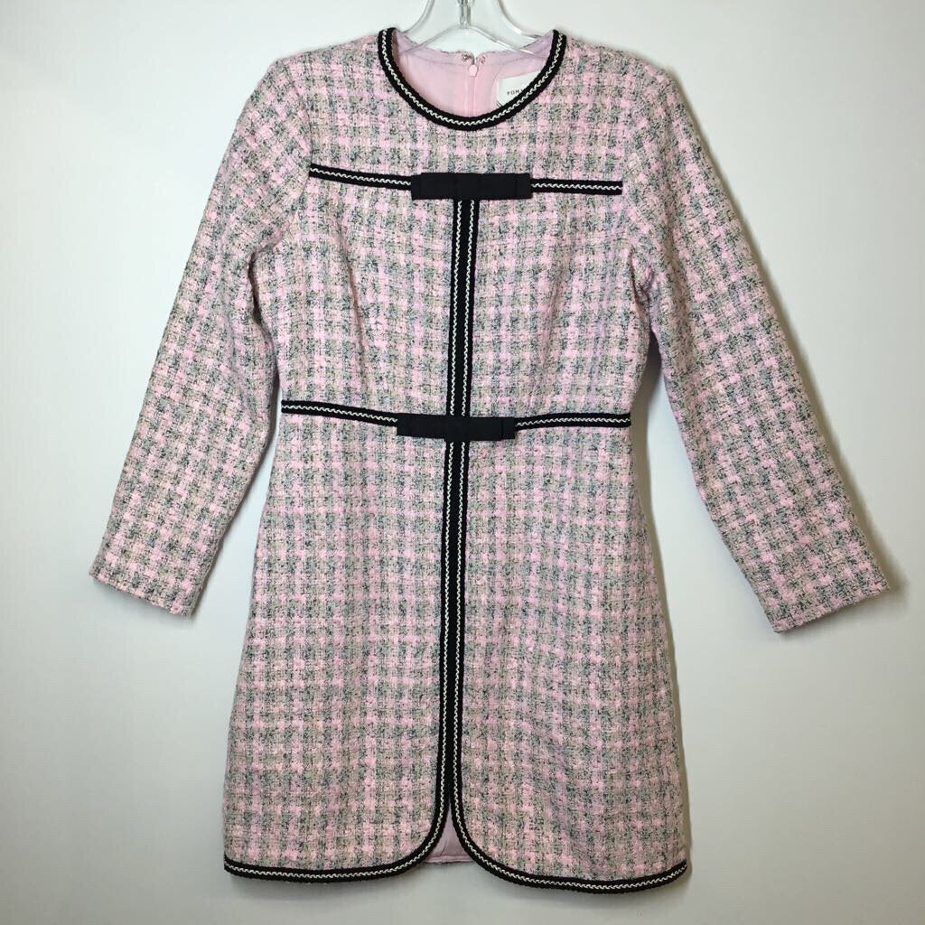 Dress S Pink Tweed