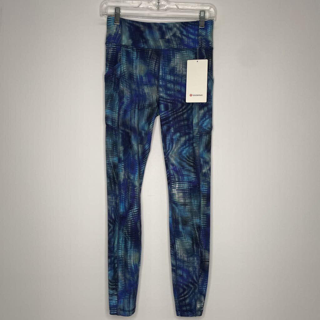 Lululemon Athletic Bottoms S/6 Blue/White/Multi