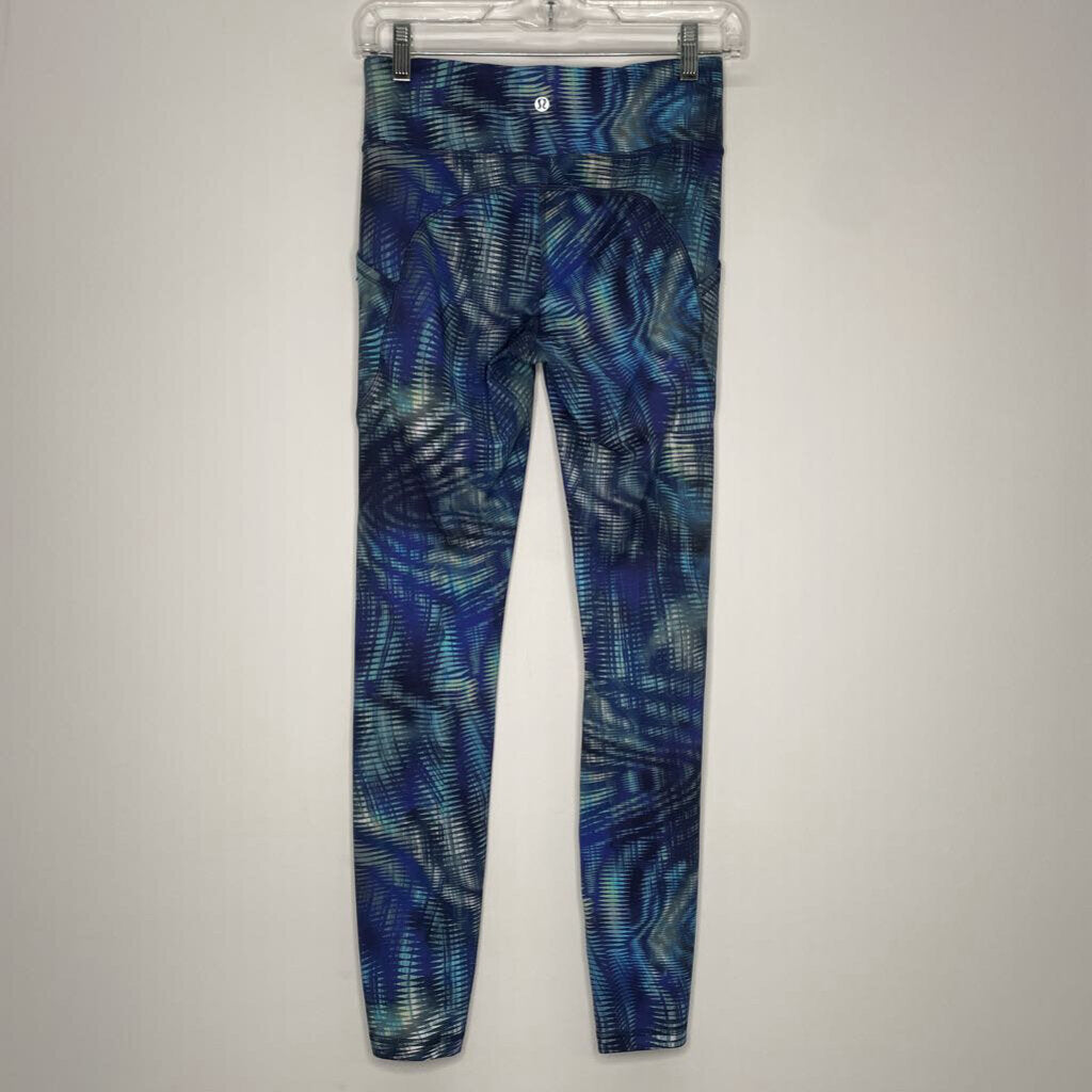 Lululemon Athletic Bottoms S/6 Blue/White/Multi